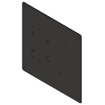 Hagor - Componente di assemblaggio per Samsung QB/QH/QM 49   65 Piastra dell'adattatore ritratto