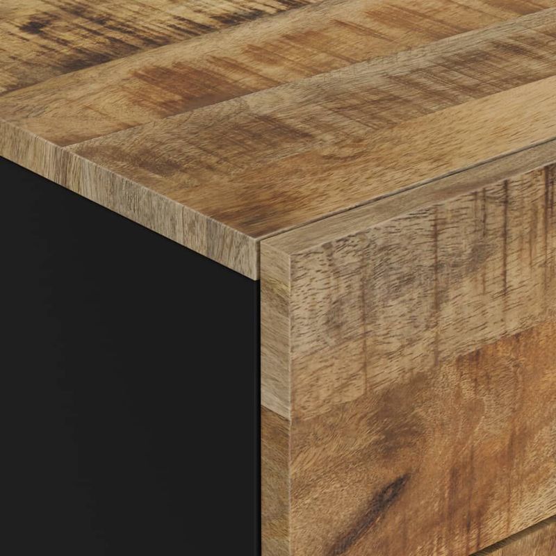 vidaXL-Comodino-50x33x60cm-Legno-Massello-di-Mango-e-Legno-Multistrato
