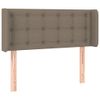 vidaXL-Testiera-a-LED-Tortora-103x16x118-128-cm-in-Tessuto