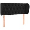 vidaXL-Testiera-ad-Orecchio-Nera-103x23x78-88-cm-in-Velluto