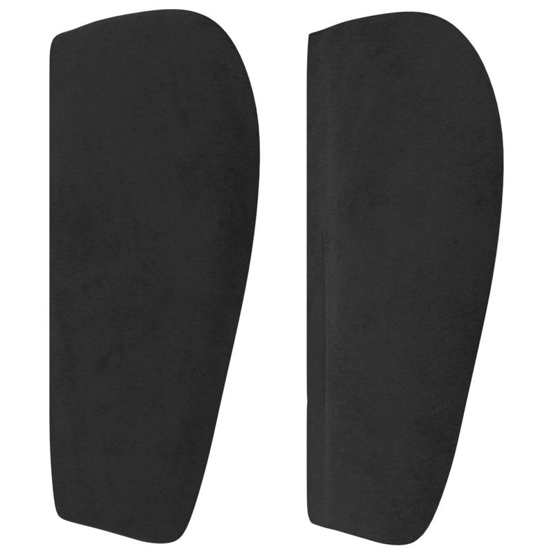 vidaXL-Testiera-ad-Orecchio-Nera-103x23x78-88-cm-in-Velluto