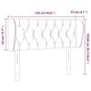 vidaXL-Testiera-ad-Orecchio-Nera-103x23x78-88-cm-in-Velluto