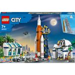 LEGO City 60351 Centro Spaziale, Giocattoli Creativi per Bambini di 7+ Anni, Base NASA con 6 Minifigure di Astronauti