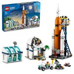 LEGO-City-60351-Centro-Spaziale-Giocattoli-Creativi-per-Bambini-di-7--Anni-Base-NASA-con-6-Minifigure-di-Astronauti