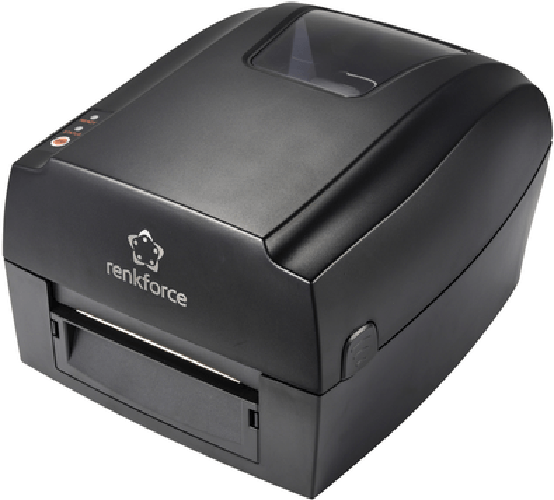 Renkforce RF-TTLP4-01 Etiketten-Drucker Thermodirekt 203 x 203 dpi Etikettenbreite (max.): 118 mm USB, RS