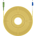 Wentronic Goobay 59654 Glasfaserkabel 20 m SC/APC LC/UPC FTTH OS2 Gelb (59654)