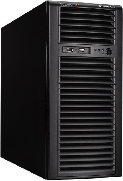 Bluechip SERVERline T40308s - Server - 1 2 - Monitor: keiner - Schwarz (850420)