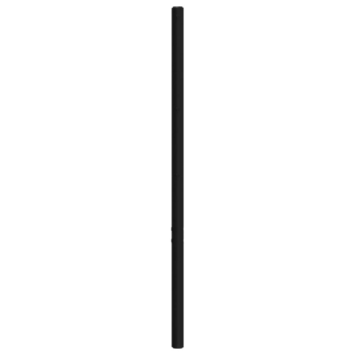 vidaXL-Testiera-in-Metallo-Nero-140-cm