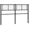 vidaXL-Testiera-in-Metallo-Nero-140-cm