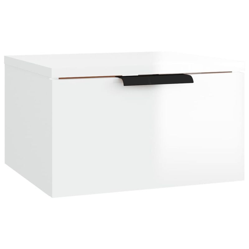 Comodino-a-Muro-Bianco-Lucido-34x30x20-cm