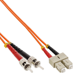 InLine - Cavo patch - SC multimodale (S) a ST multimodale (S) - 05 m - fibra ottica - duplex