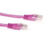 ACT UTP Cat6 Patch 7m cavo di rete Rosa