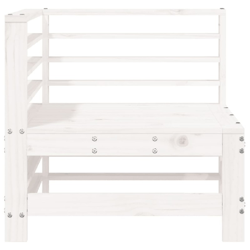 vidaXL-Divano-Angolare-da-Giardino-Bianco-in-Legno-Massello-di-Pino