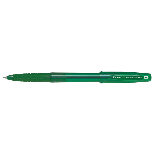 Penna-a-sfera-SUPERGRIP-G-con-cappuccio-punta-07mm-verde-PILOT