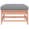 vidaXL-Poggiapiedi-da-Giardino-con-Cuscino-Legno-Massello-di-Douglas