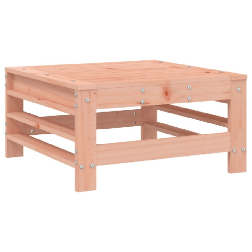 vidaXL-Poggiapiedi-da-Giardino-con-Cuscino-Legno-Massello-di-Douglas