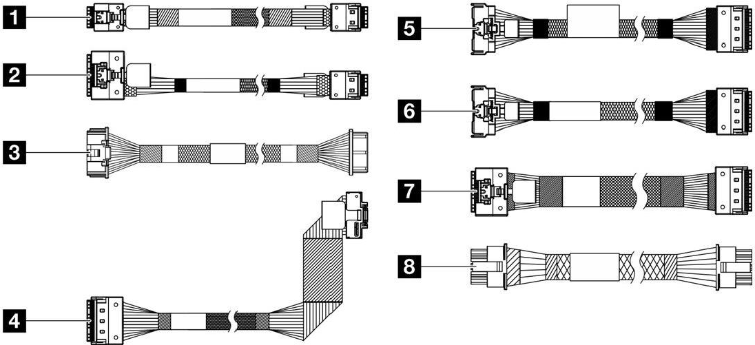 Lenovo - Storage cable kit - for x4 M.2/7mm Module