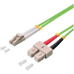 LOGILINK - Cavo patch - LC/UPC Multi -MODE (M) a SC/UPC Multi -MODE (M) - 5 m - Fibra di vetro - Duplex