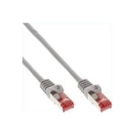 INLINE - Patch-Kabel - RJ-45 (M) bis RJ-45 (M) - 50 cm - SFTP, PiMF - CAT 6 - geformt, ohne Haken - Grau