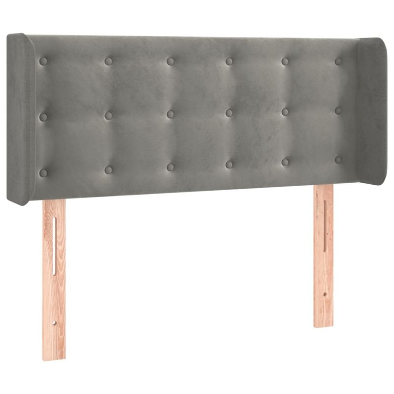 Testiera-a-LED-Grigio-Chiaro-183x16x78-88-cm-in-Velluto