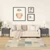 Tavolini-2-pz-Grigi-50x50x49-cm-Legno-Massello-di-Pino