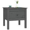 Tavolini-2-pz-Grigi-50x50x49-cm-Legno-Massello-di-Pino