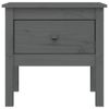 Tavolini-2-pz-Grigi-50x50x49-cm-Legno-Massello-di-Pino