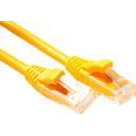 ACT Yellow 5 meter U/UTP CAT6 patch cable component level with RJ45 connectors