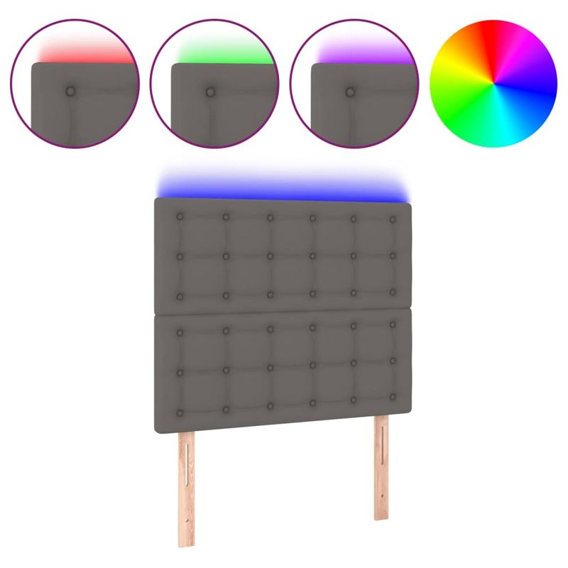 Testiera-a-LED-Grigio-144x5x78-88-cm-in-Similpelle