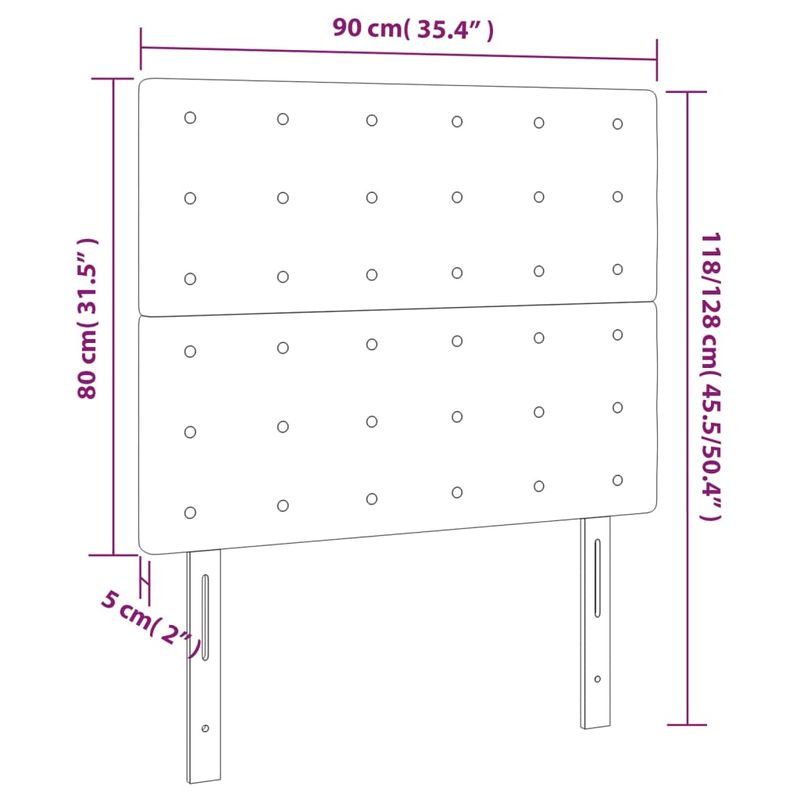 Testiera-a-LED-Grigio-Chiaro-180x5x78-88-cm-in-Velluto