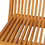vidaXL-Sedie-da-Giardino-con-Cuscini-Antracite-4-pz-Massello-di-Teak