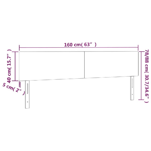 Testiera-2-pz-Grigio-Chiaro-80x5x78-88-cm-in-Tessuto