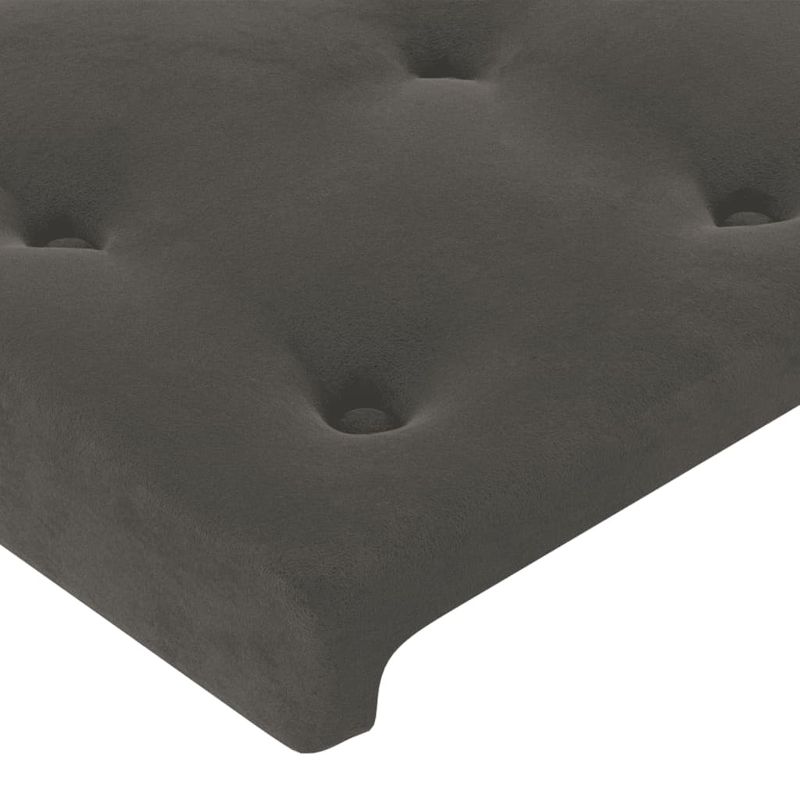 Testiera-ad-Orecchio-Grigio-Scuro-93x23x118-128-cm-in-Velluto