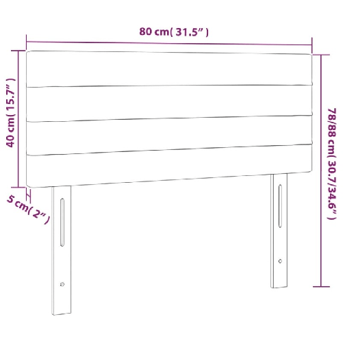 Testiera-Grigio-Scuro-80x5x78-88-cm-in-Velluto