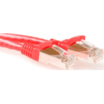 ACT 0.50m Cat6a SSTP PiMF 0.50m Cat6a S/FTP (S-STP) Rot Netzwerkkabel (IB5000)