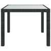 vidaXL-Set-Mobili-da-Giardino-3-pz-con-Cuscini-in-Polyrattan-Nero