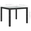 vidaXL-Set-Mobili-da-Giardino-3-pz-con-Cuscini-in-Polyrattan-Nero