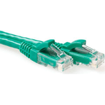 ACT Green 10 meter U/UTP CAT6 patch cable snagless with RJ45 connectors. Cat6 u/utp snagless gn 10