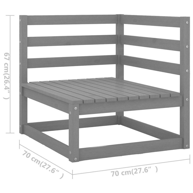 vidaXL-Set-Divani-da-Giardino-7-pz-con-Cuscini-Legno-Massello-di-Pino