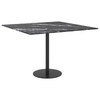 vidaXL-Piano-Tavolo-Nero-60x60-cm-6mm-in-Vetro-Temperato-Aspetto-Marmo