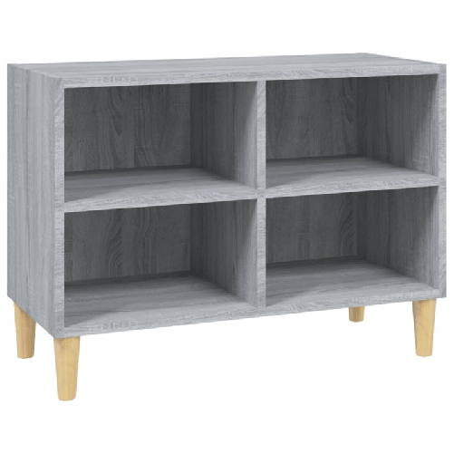 vidaXL-Mobile-TV-Gambe-in-Legno-Massello-Grigio-Sonoma-695x30x50-cm