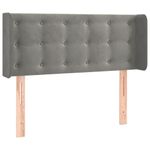 Testiera-a-LED-Grigio-Chiaro-83x16x118-128-cm-in-Velluto