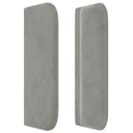 Testiera-a-LED-Grigio-Chiaro-83x16x118-128-cm-in-Velluto