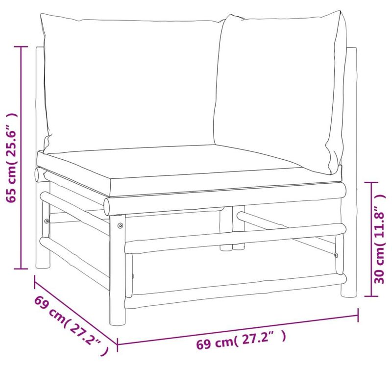 Set-Salotto-da-Giardino-5pz-con-Cuscini-Tortora-Bambu