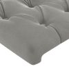 Testiera-Grigio-Chiaro-a-LED-93x16x78-88-cm-in-Velluto