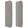 Testiera-Grigio-Chiaro-a-LED-93x16x78-88-cm-in-Velluto
