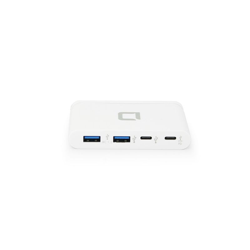 Dicota-D31731-replicatore-di-porte-e-docking-station-per-notebook-Bianco--USB-C-PORTABLE-HUB-4-IN-1---.-