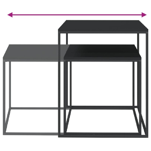Set-di-Tavolini-2-pz-in-Legno-Multistrato-e-Metallo