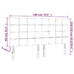 Testiera-4-pz-Nera-90x5x78-88-cm-in-Tessuto