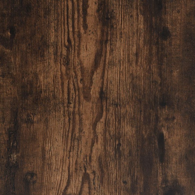 vidaXL-Comodino-con-Gambe-in-Metallo-Rovere-Fumo-40x35x69-cm